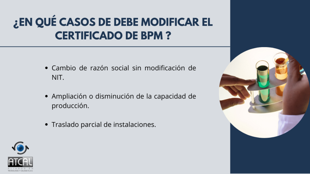 BPM en la elaboración de productos de uso veterinario RESOLUCIÓN 092288 DE 2021: Certificado de BPM