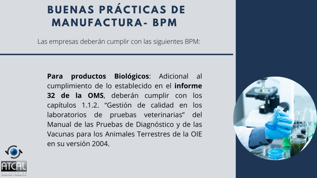 Lo que deben cumplir las empresas en el marco de la RESOLUCIÓN 092288 DE 2021: BPM en la elaboración de productos de uso veterinario