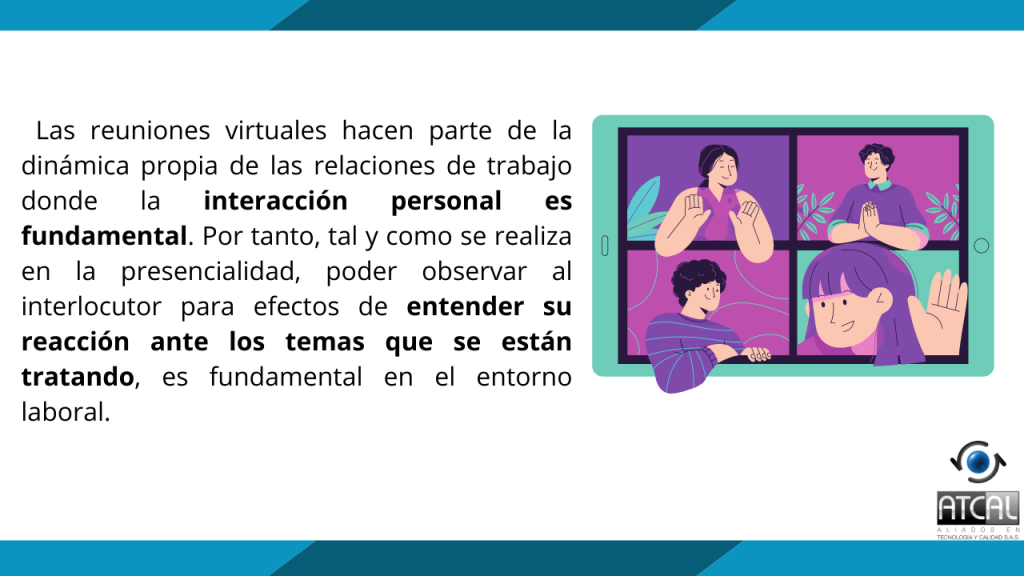 Reuniones virtuales en el teletrabajo