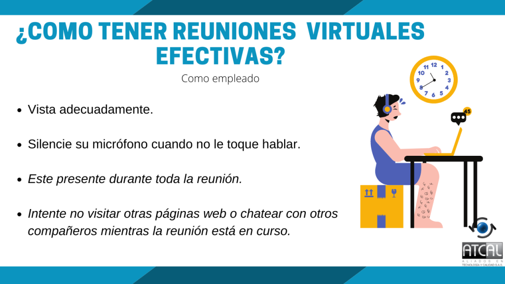 ¿Cómo tener reuniones virtuales efectivas?