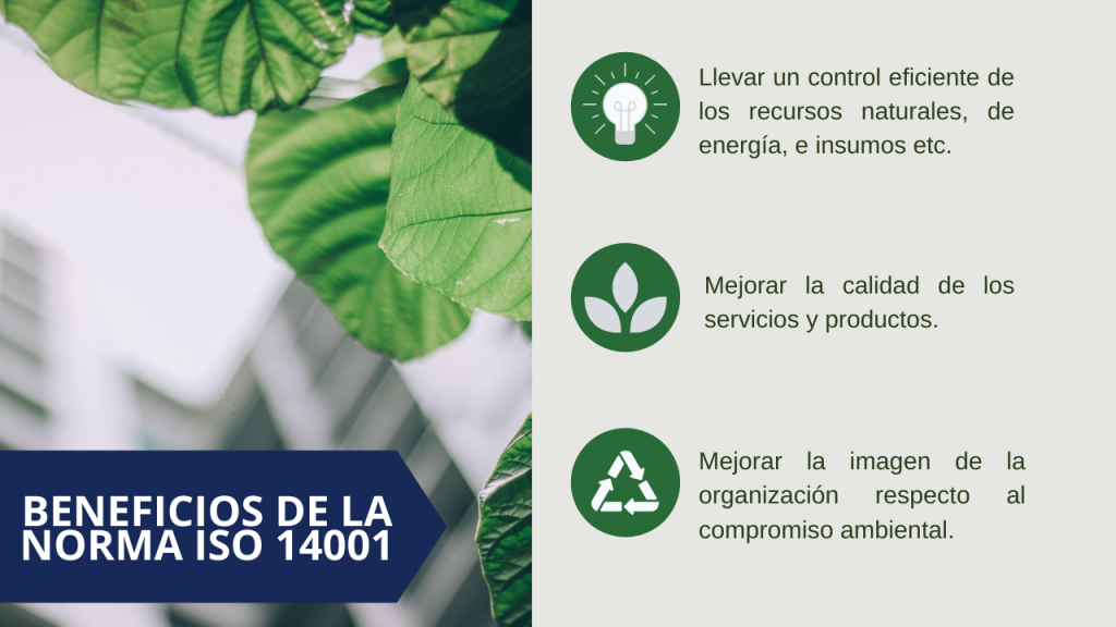 Beneficios de la norma ISO 14001:20145 Sistema de Gestión Ambiental en la empresa