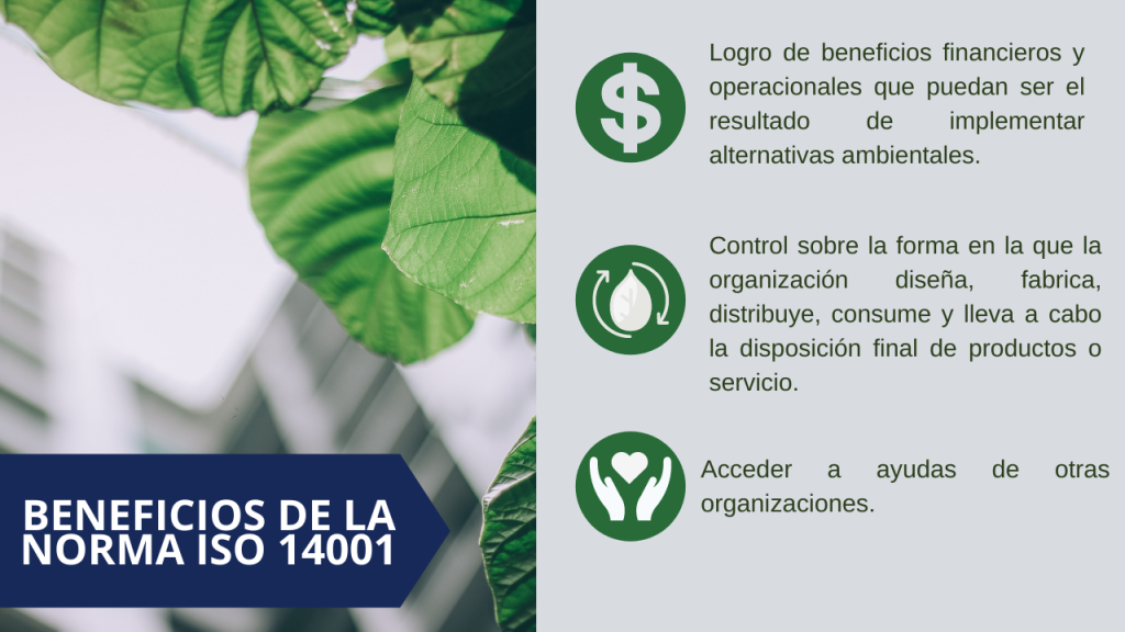 Beneficios de la norma ISO 14001:20145 Sistema de Gestión Ambiental en la empresa