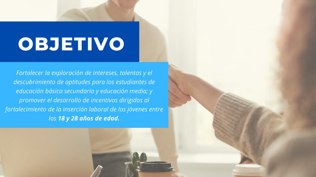 INCLUSIÓN LABORAL DE JÓVENES - LEY 2119 DE 2021 objetivos