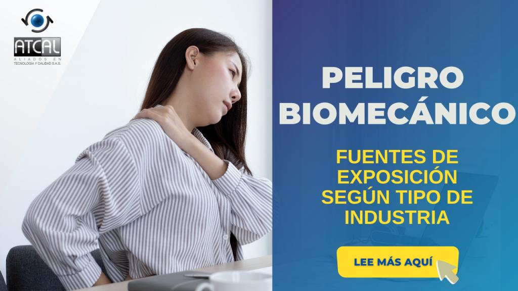 PELIGRO BIOMECÁNICO - FUENTES DE EXPOSICIÓN SEGÚN TIPO DE INDUSTRIA