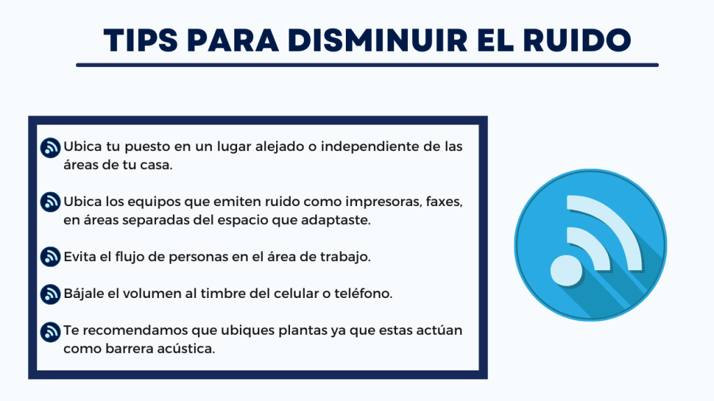 Tips para disminuir ruido