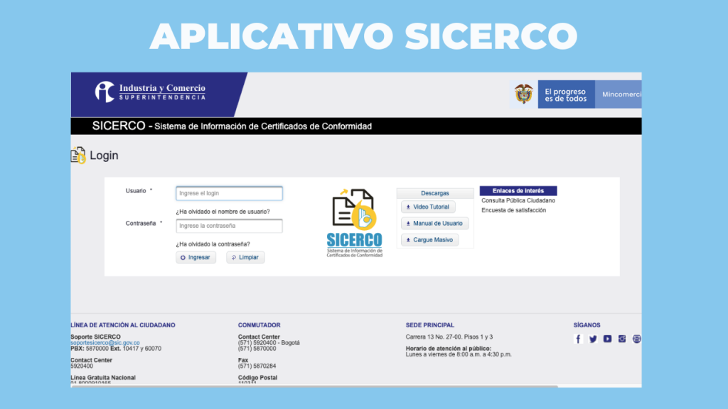 Aplicativo SICERCO
