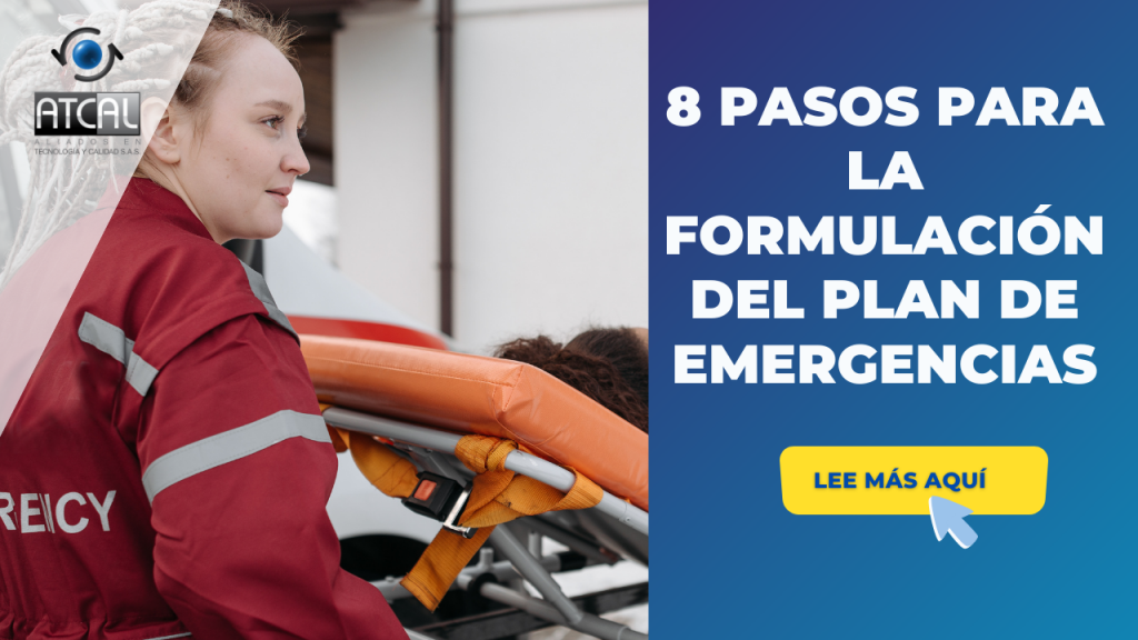 8 PASOS PARA LA FORMULACIÓN DEL PLAN DE EMERGENCIAS