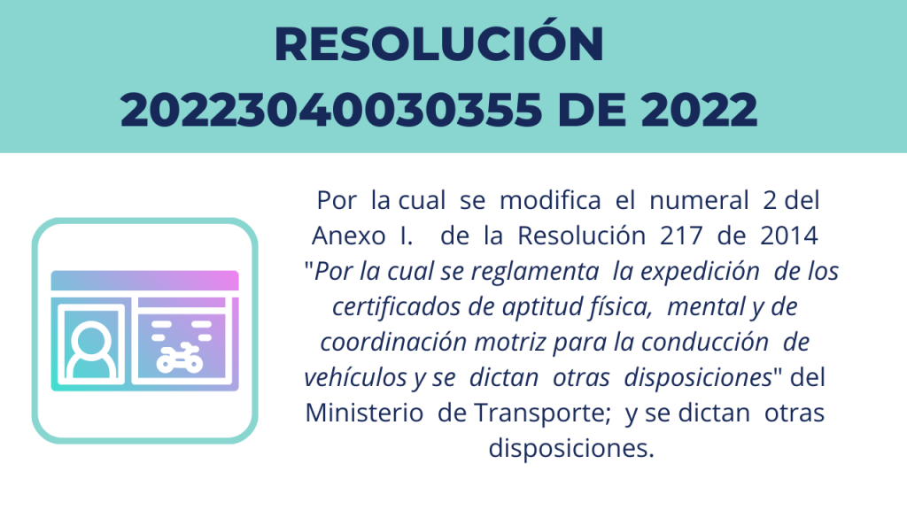 RESOLUCIÓN 20223040030355 DE 2022