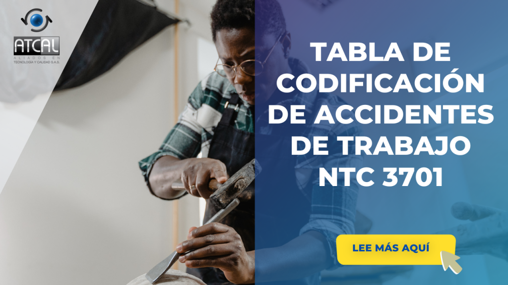 CODIFICACIÓN DE ACCIDENTES DE TRABAJO NTC 3701