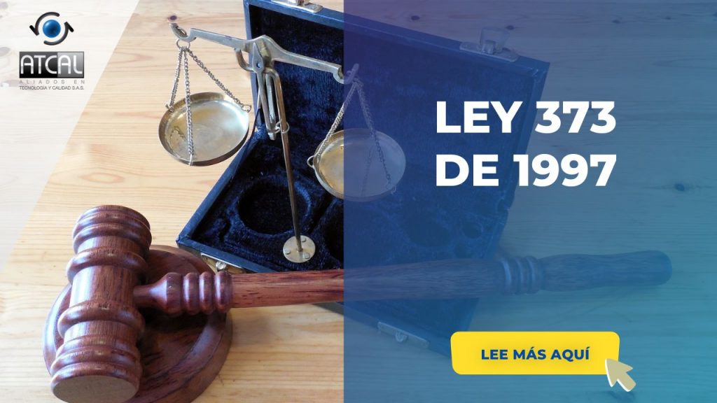 LEY 373 DE 1997