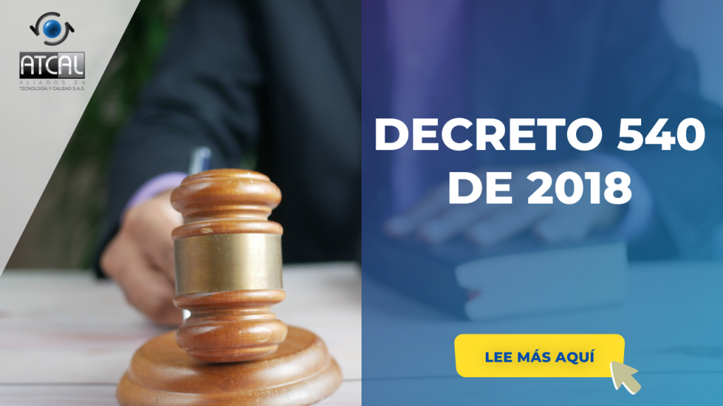 DECRETO 540 DE 2018