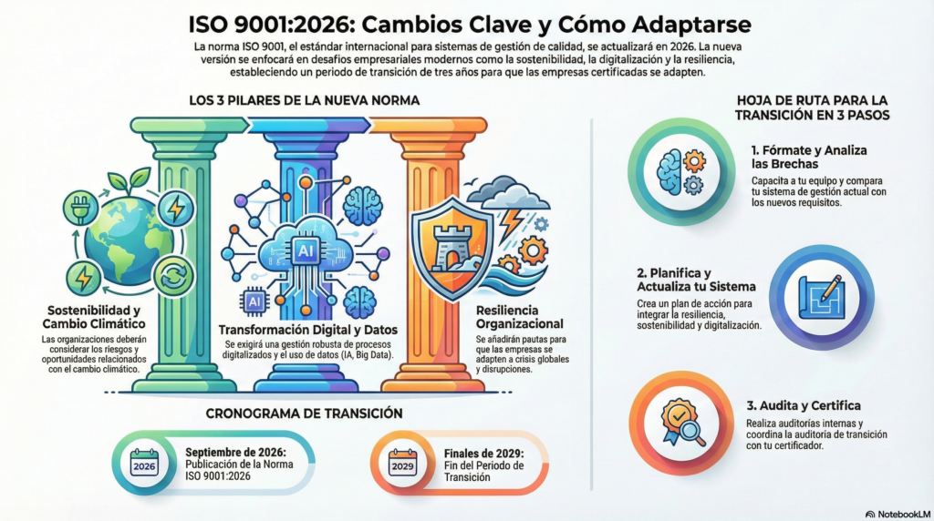 ISO 9001:2026 Cambios clave