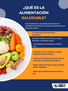 Alimentación saludable